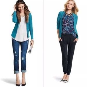 Cabi Deco Teal Cardigan